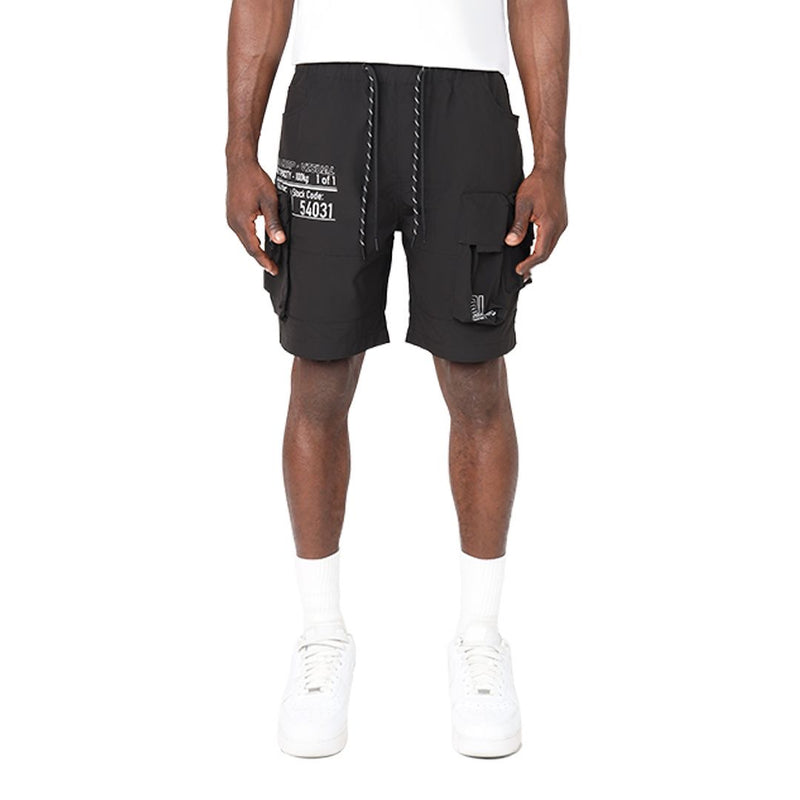 Smoke Rise Utility cargo short - black