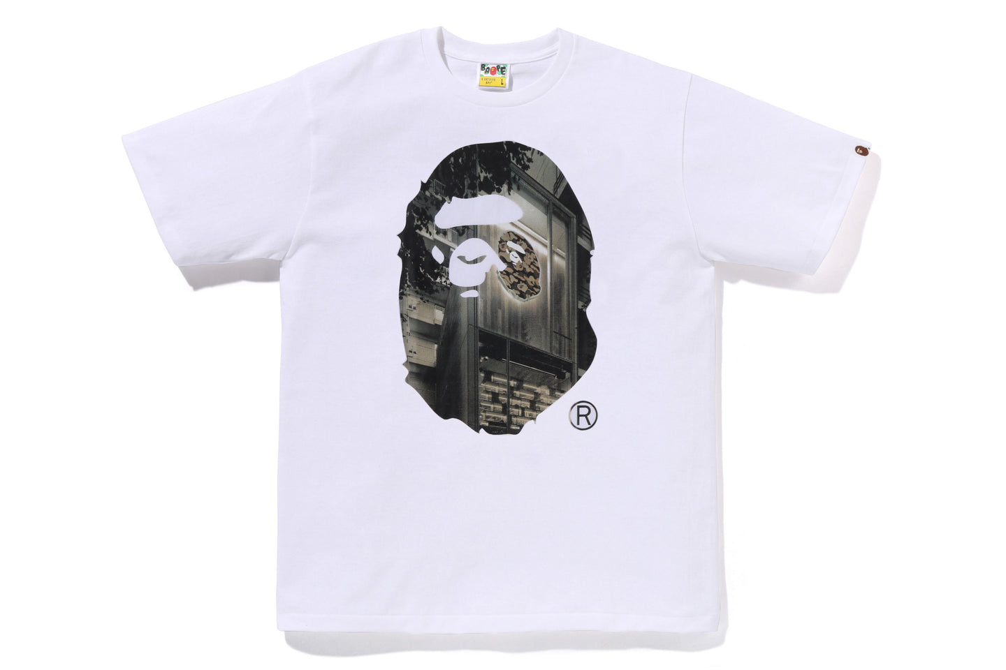 Bape Men’s Photo Ape Head Tee White