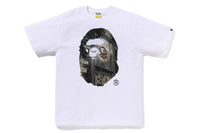 Bape Men’s Photo Ape Head Tee White