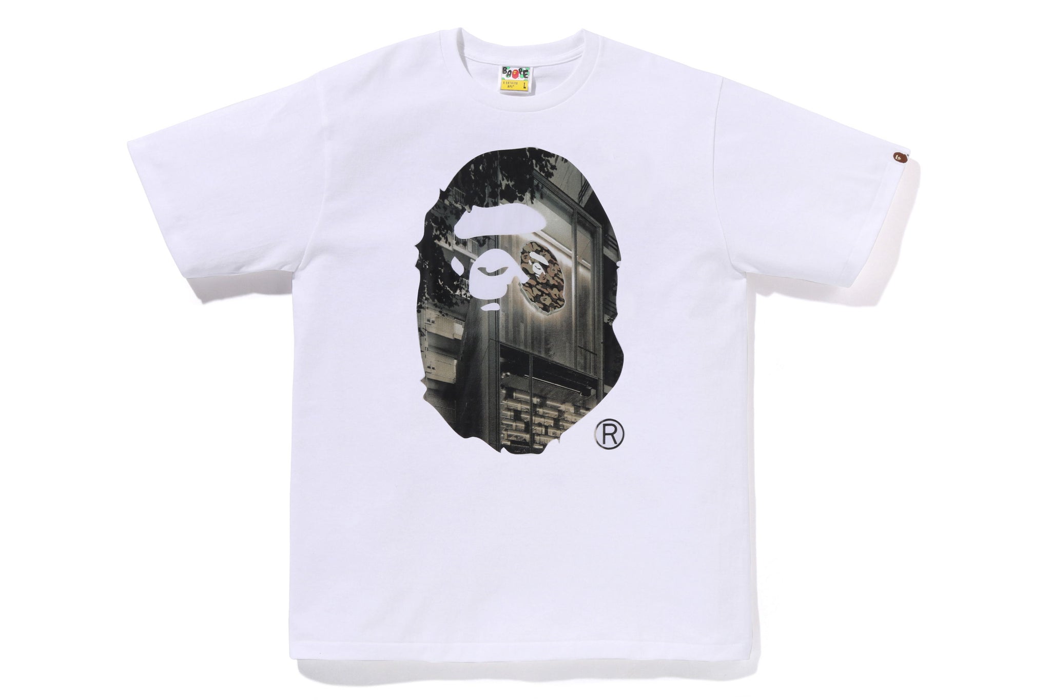 Bape Men’s Photo Ape Head Tee White