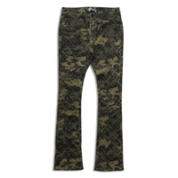 Vicious Denim Embellished Stack Jeans – Camo