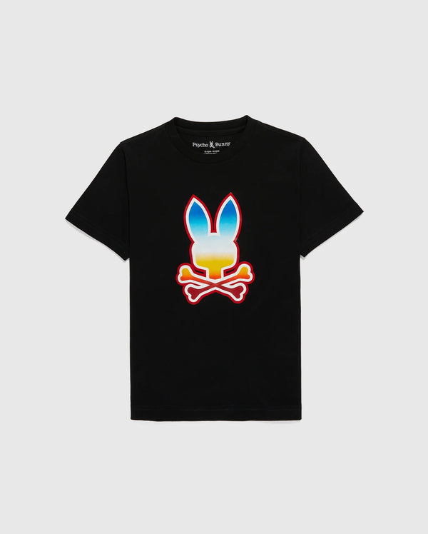 Psycho Bunny (Kids Black Graphic Tee)