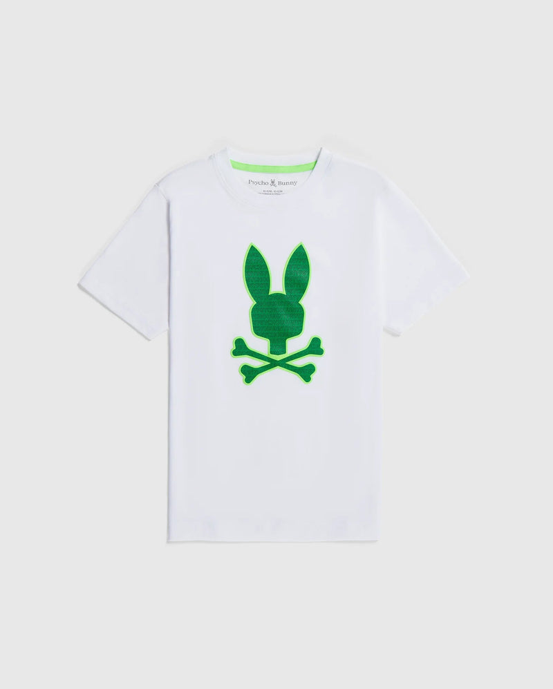 Psycho Bunny (Kids Harvey Embroidered Graphic T-Shirt)