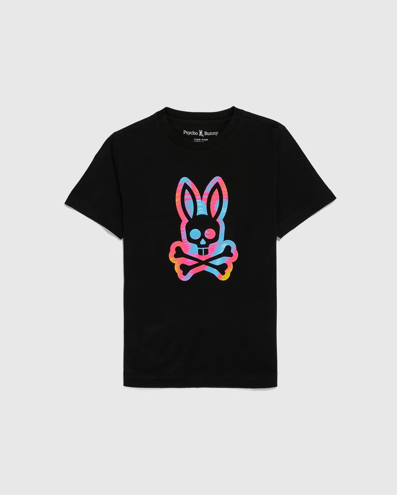 Psycho bunny (kids black montgomery graphic t-shirt)