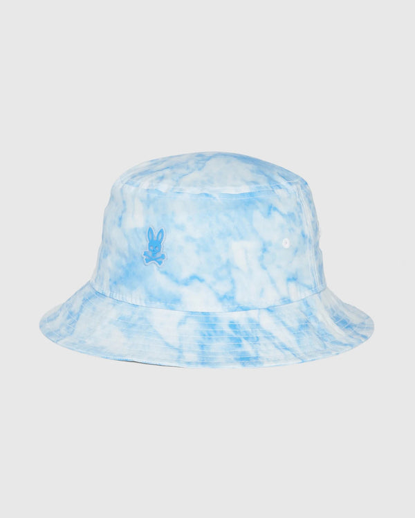 Psycho bunny (Men's blue hempstead embroidered bucket hat)