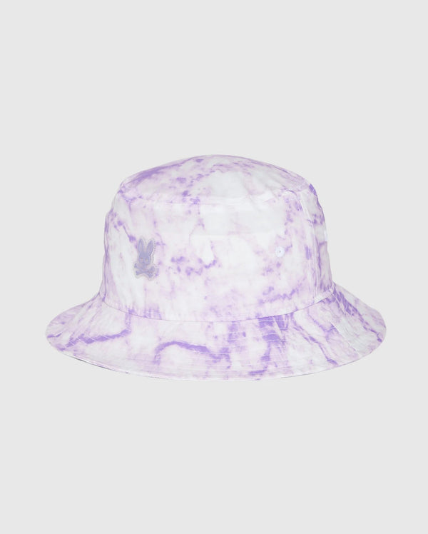 Psycho bunny (Men's digital lavender hempstead embroidered  bucket hat)