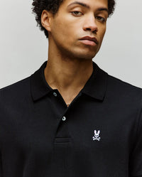 Psycho Bunny Men’s Classic Piqué Polo Shirt Black