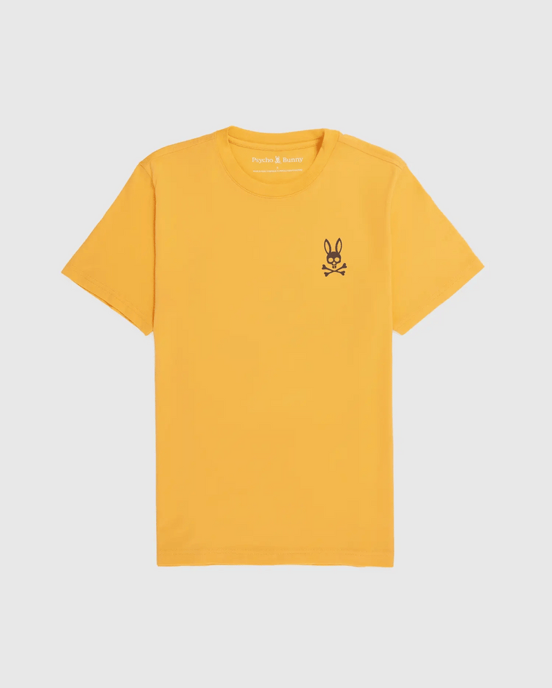 Psycho bunny (Men's orange crosby reflective print graphic t-shirt)