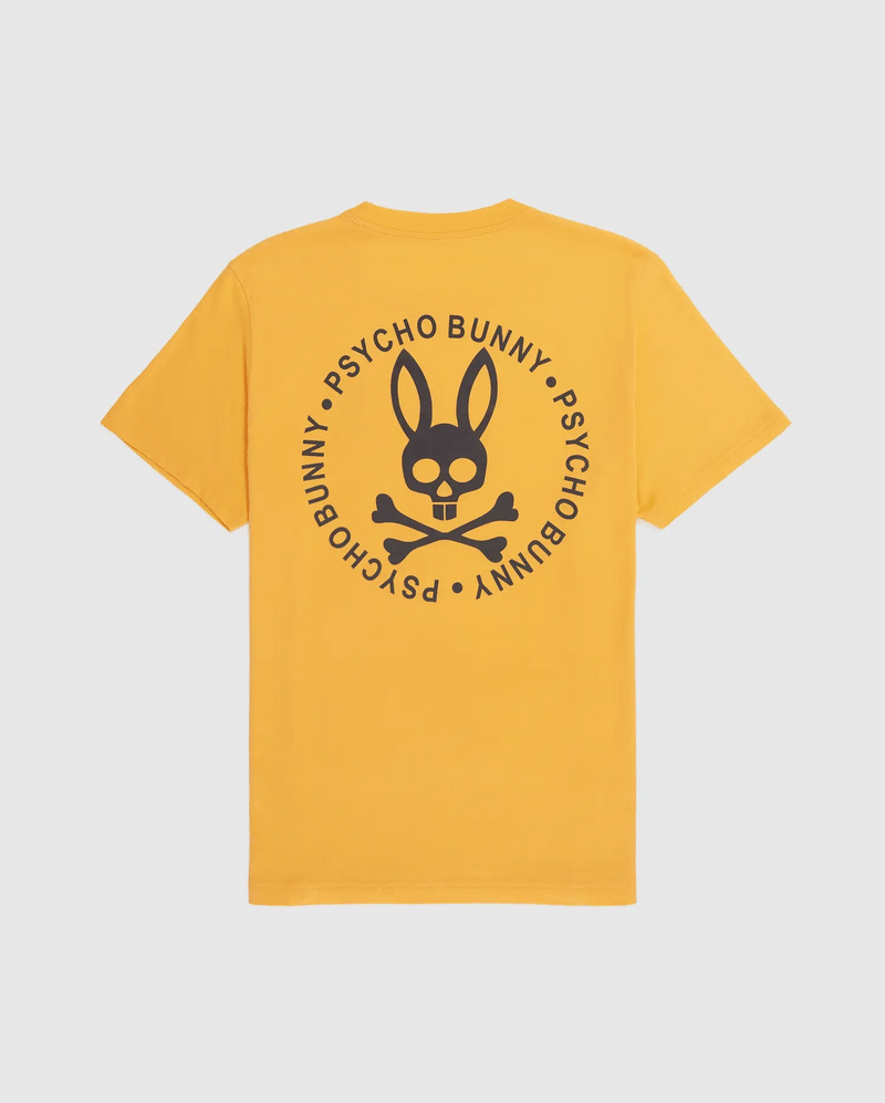 Psycho bunny (Men's orange crosby reflective print graphic t-shirt ...