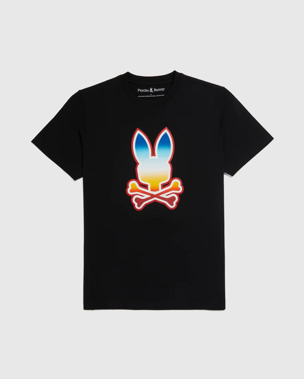 Psycho bunny (Men's black graphic t-shirt)