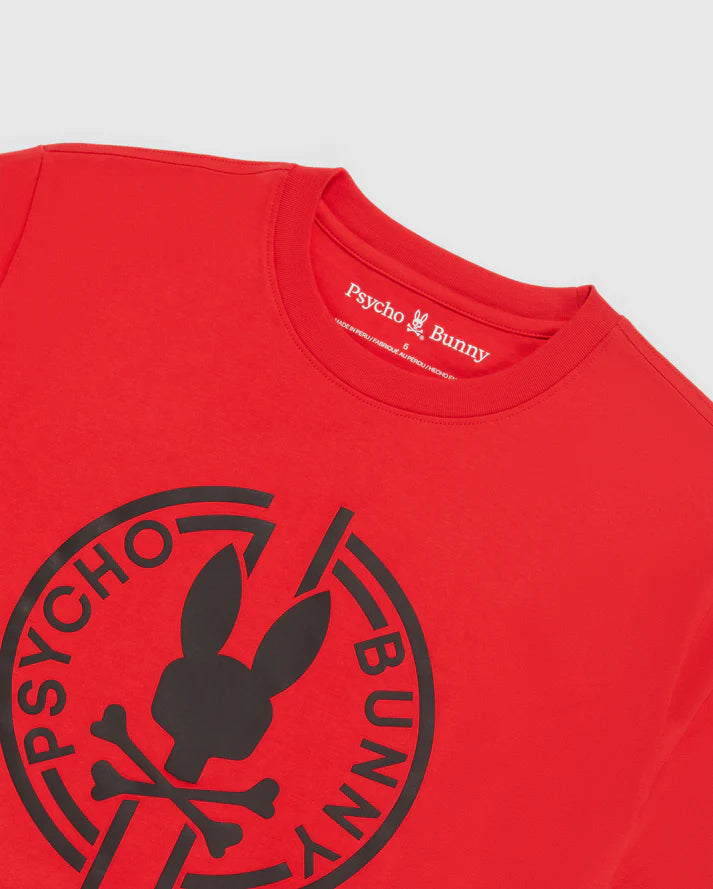 Psycho bunny (Men's chili red santa fe graphic t-shirt)