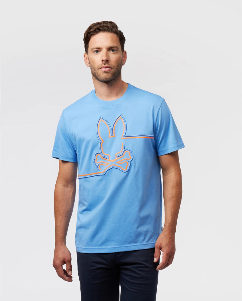 Psycho bunny (Men's mountain sky chester embroidered graphic t-shirt)