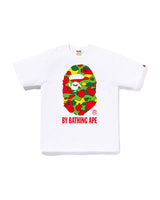 Bape STA Camo By Bathing Ape Tee White X Red