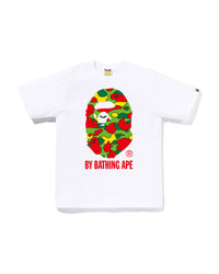 Bape STA Camo By Bathing Ape Tee White X Red
