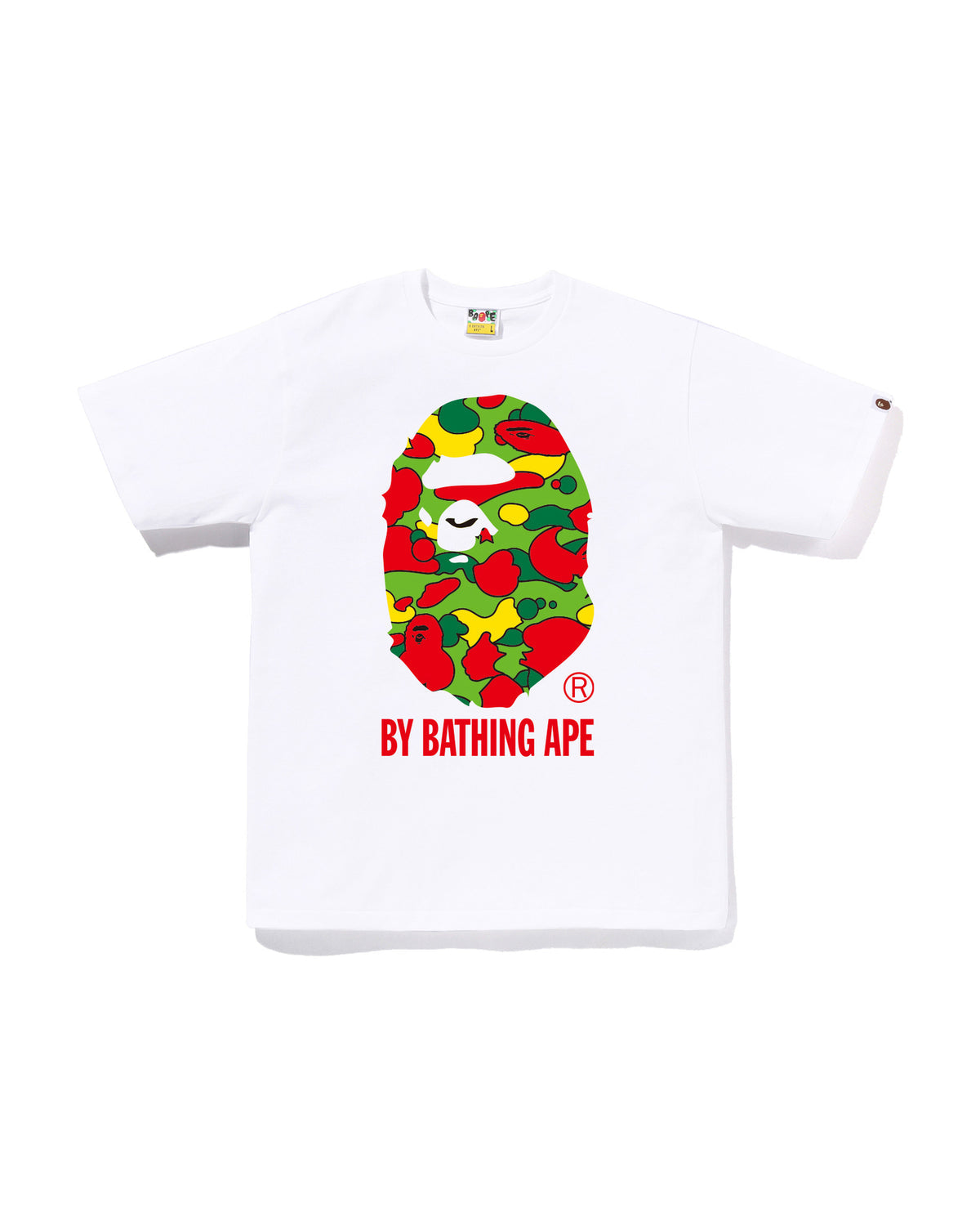 Bape STA Camo By Bathing Ape Tee White X Red