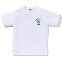 Bape Men’s Abc Camo College Ats Tee White X Blue
