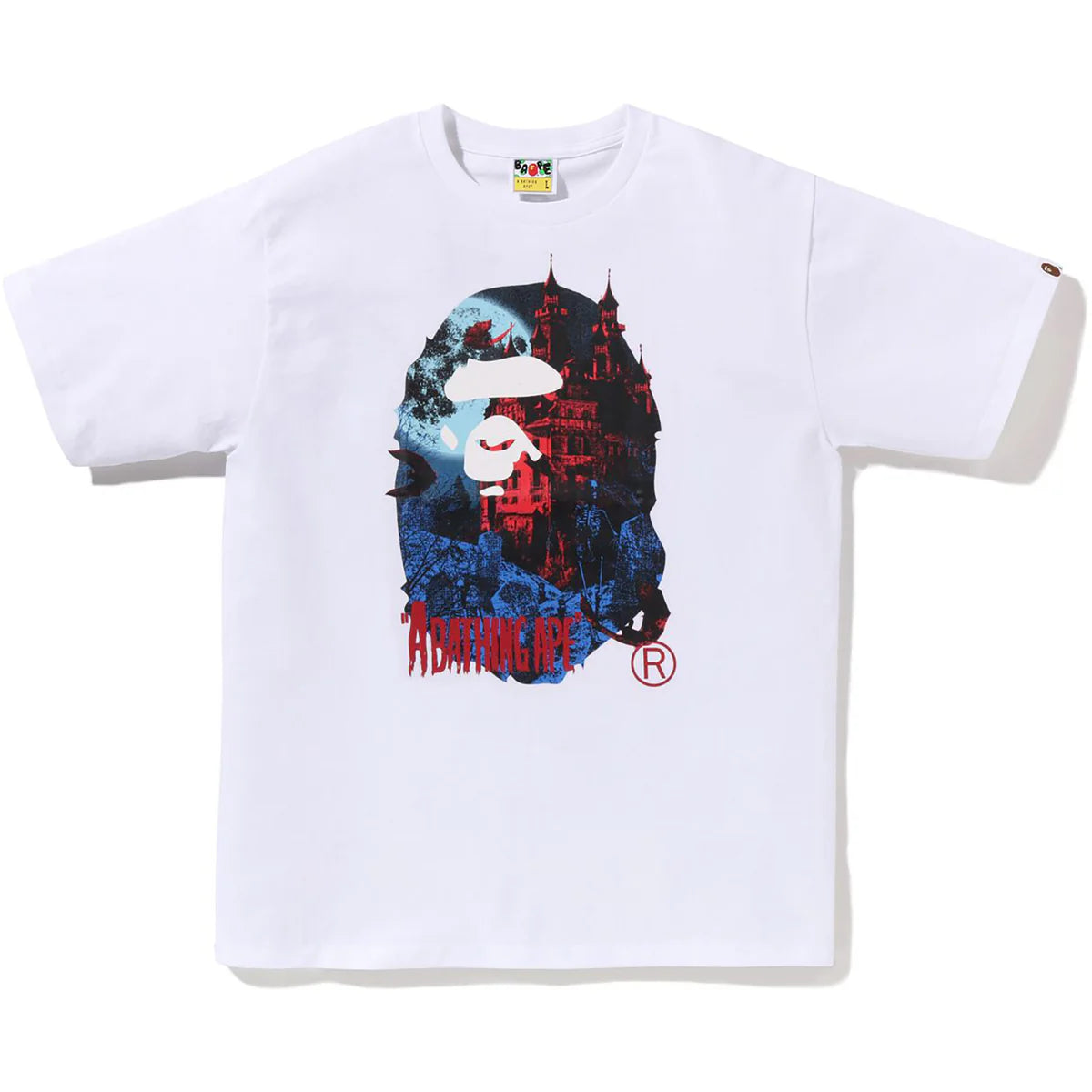 Bape Men’s Vampire Castle Head Tee White