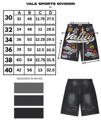 Vale Forever 1980s Jorts Black