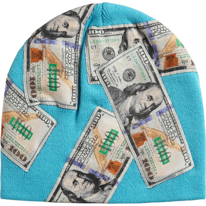Supreme Money Beanie Light Blue