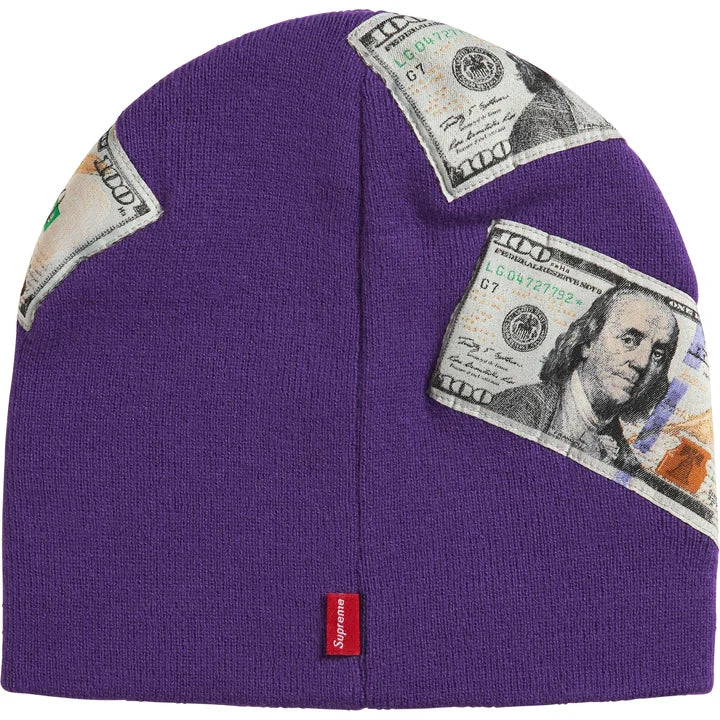 Supreme Money Beanie Purple