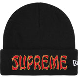 Supreme / New Era Action Beanie Black