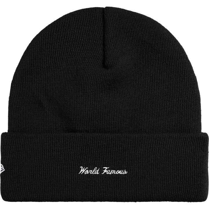 Supreme / New Era Action Beanie Black