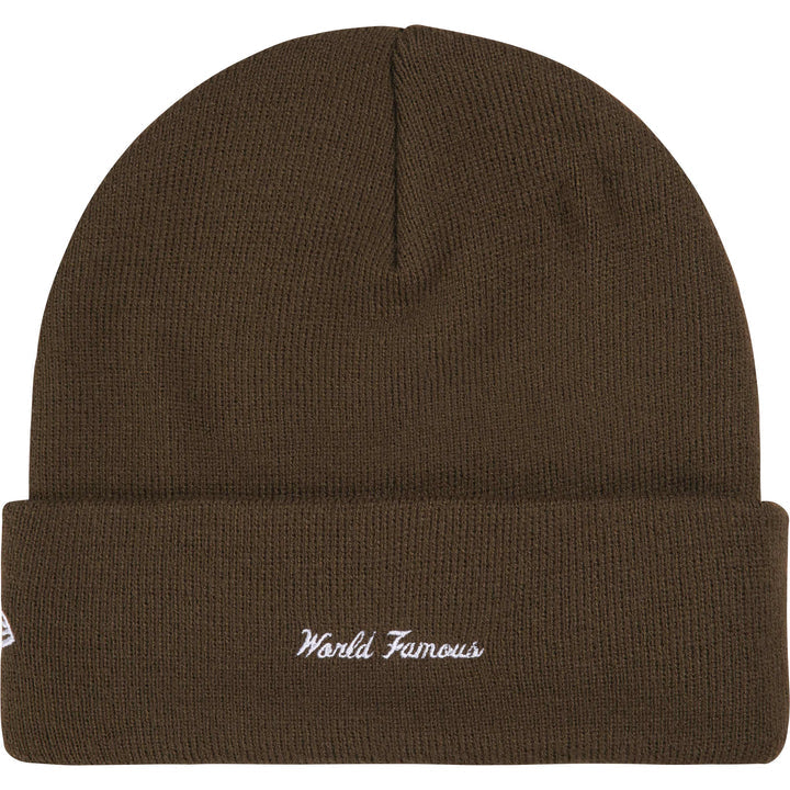 Supreme / New Era Action Beanie Brown