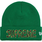 Supreme / New Era Action Beanie Green