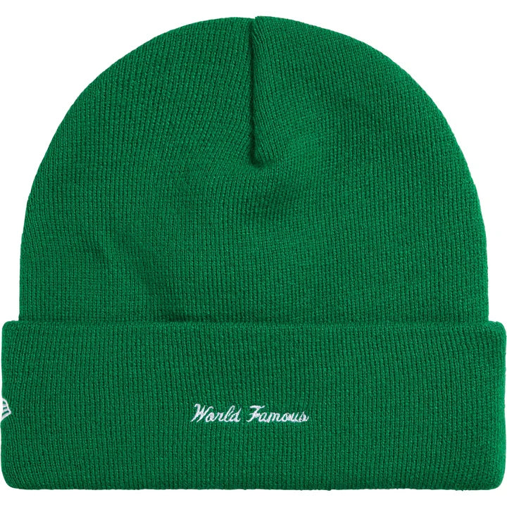Supreme / New Era Action Beanie Green