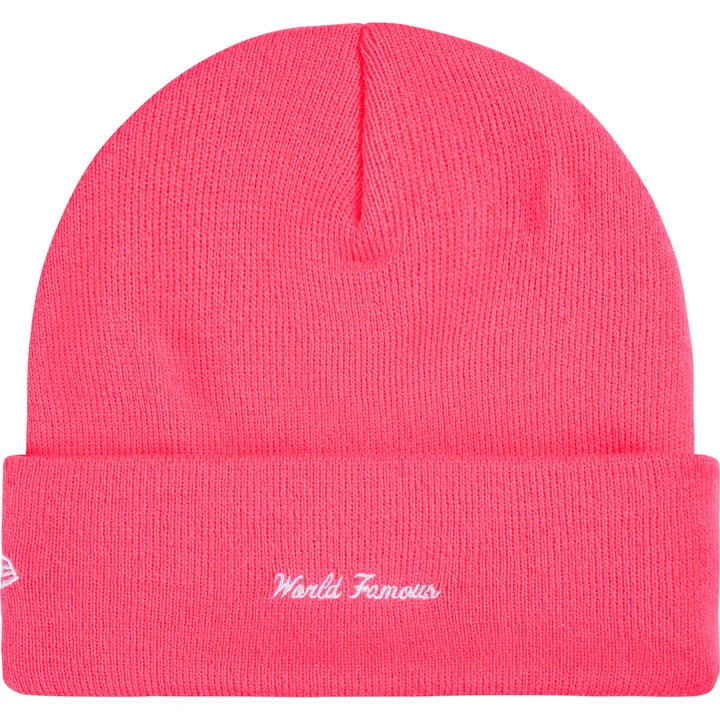 Supreme / New Era Action Beanie Pink