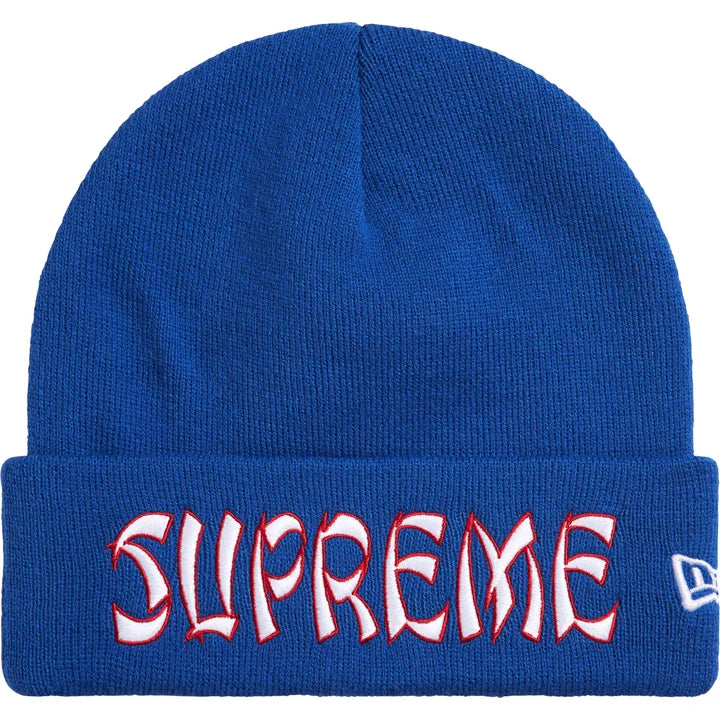 Supreme / New Era Action Beanie Royal Blue