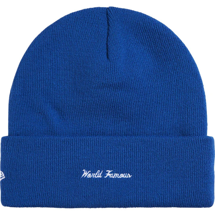 Supreme / New Era Action Beanie Royal Blue