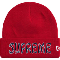 Supreme / New Era Action Beanie Red