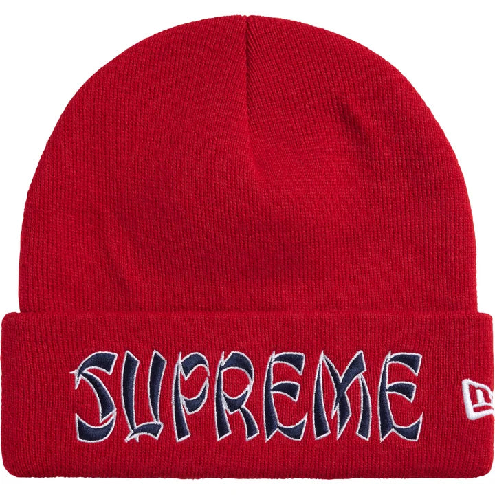 Supreme / New Era Action Beanie Red