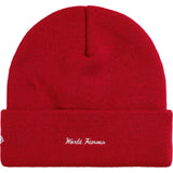 Supreme / New Era Action Beanie Red