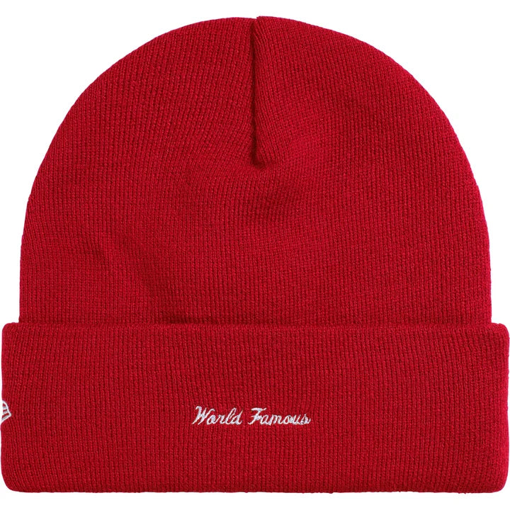 Supreme / New Era Action Beanie Red