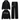 Coogi Australia Heavy Weight Fashion Knit Jogger Set Black