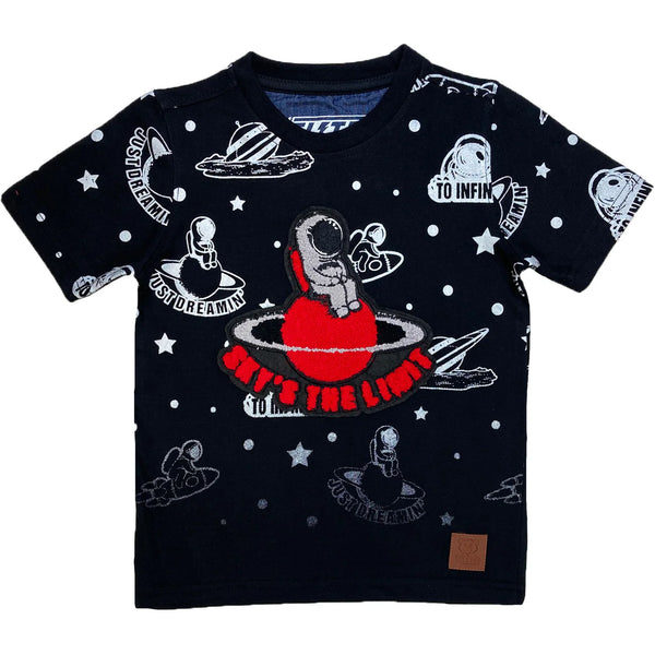 Elite denim (kids boy “black laser premium t-shirt)