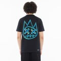 Cult of individuality Heavyweight Crew Neck Tee "Bubble Logo" in Black