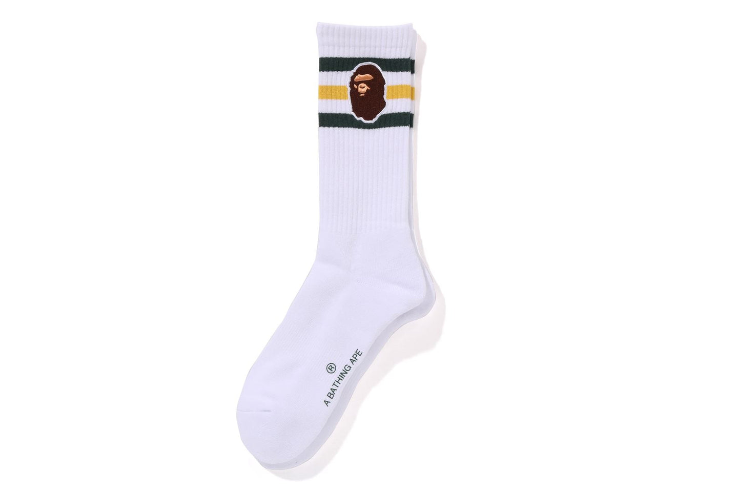 Bape Ape Head Socks White