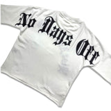 Focus Men's Rise & Grind Crop Tee – White