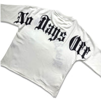 Focus Men's Rise & Grind Crop Tee – White