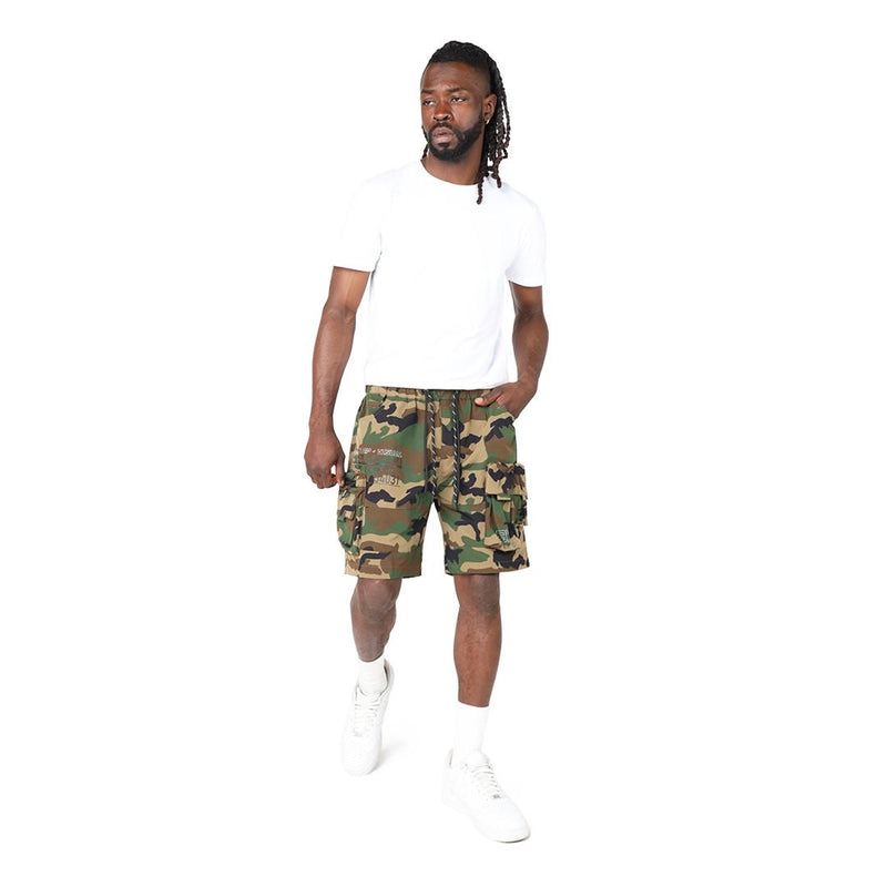 Smoke Rise Utility cargo short - wood camo