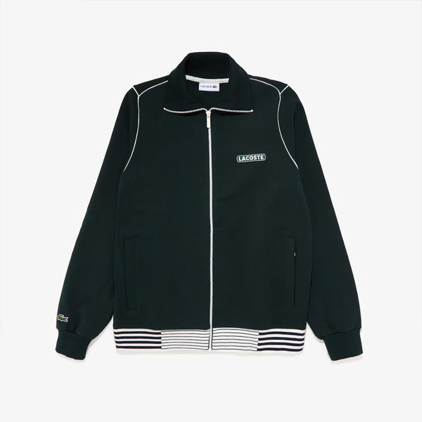 Lacoste (Men’s green heritage zip up tracksuit jacket)