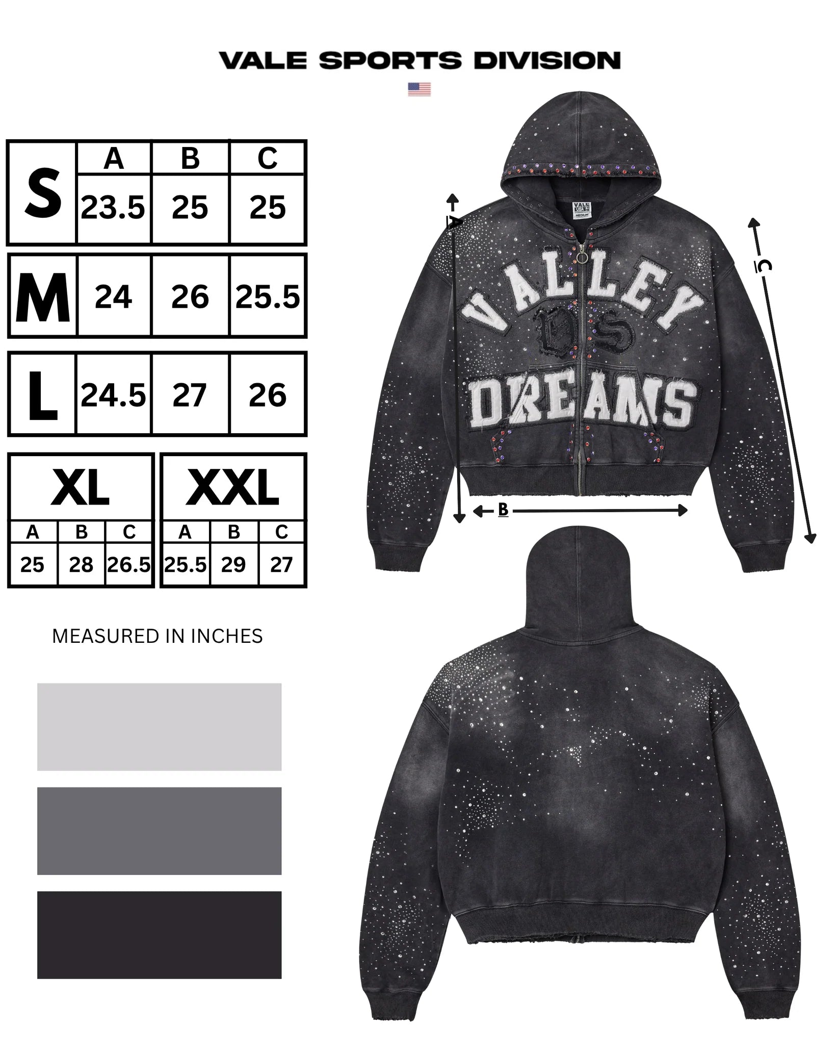 VALE FOREVER パーカー Vale Forever パーカー XL Chop N Screw zip up