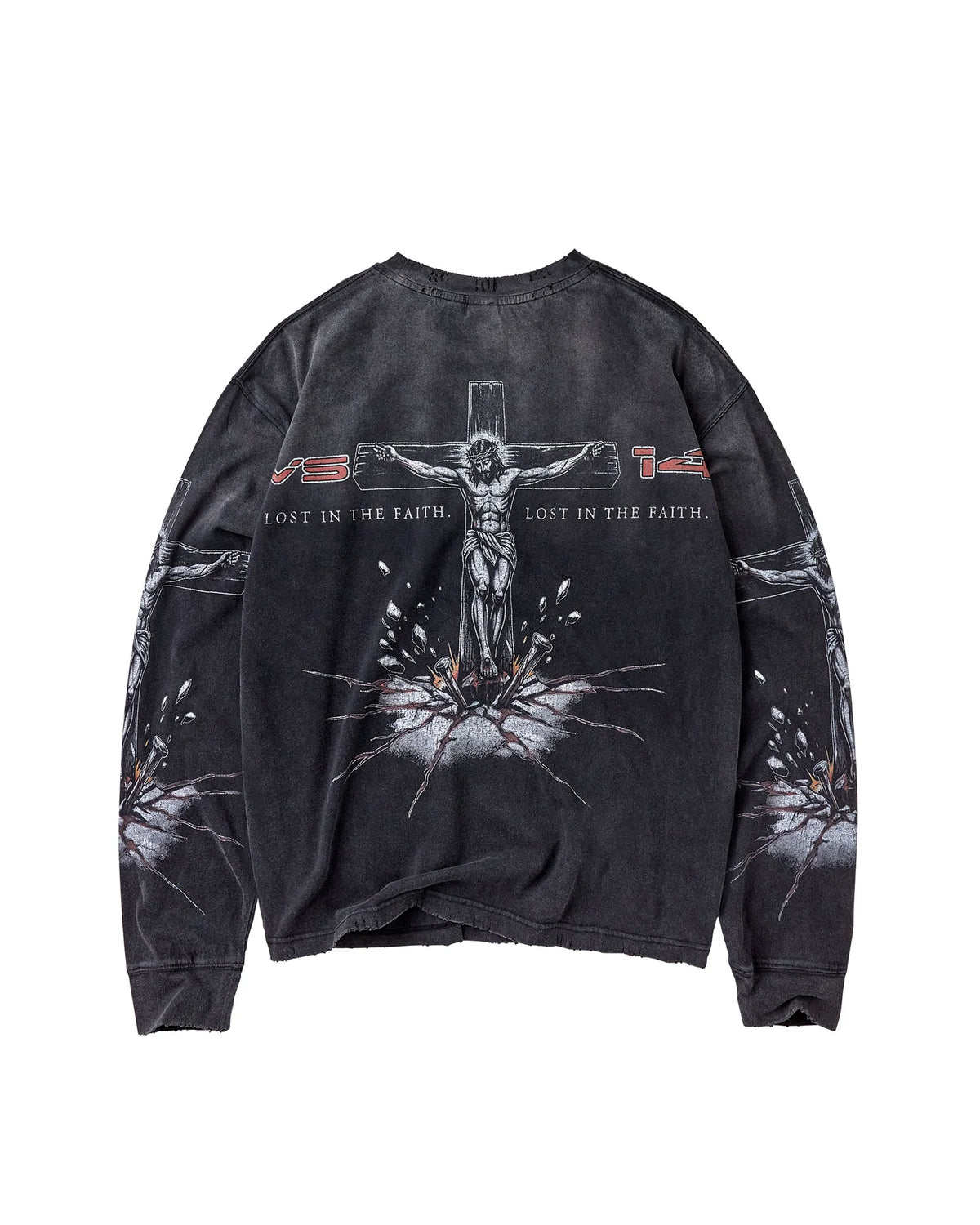 Vale Forever Concrete Cross L/S Tee Black