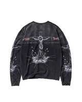 Vale Forever Concrete Cross L/S Tee Black