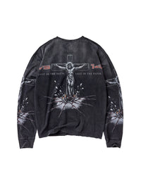 Vale Forever Concrete Cross L/S Tee Black