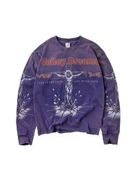 Vale Forever Concrete Cross L/S Tee Blue