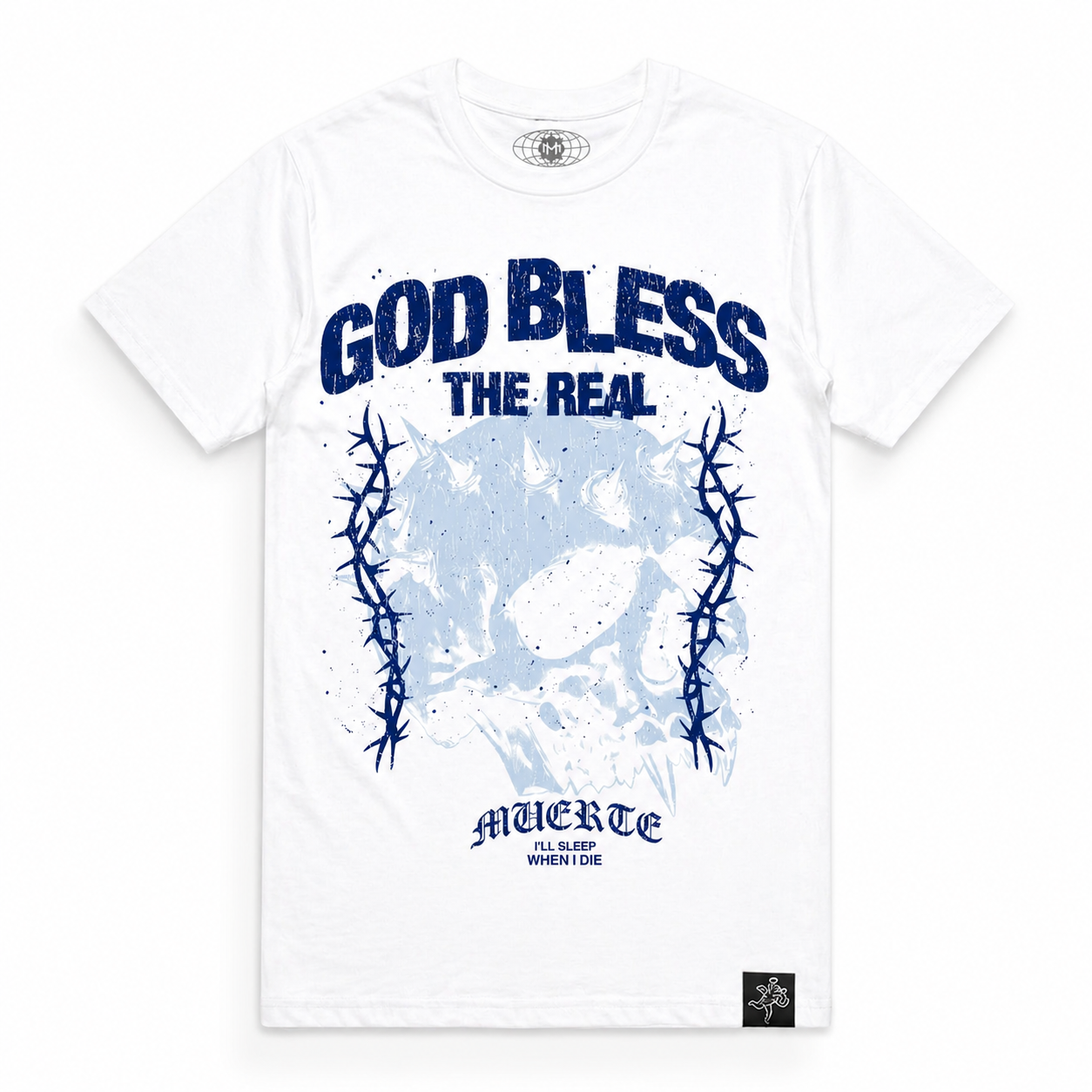 Hasta Muerte GBTR Death Barb Tee White